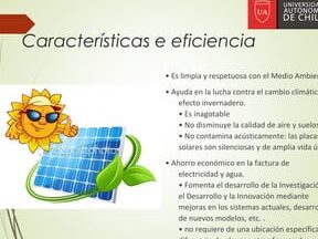 caracteristicas destacadas de la energia solar