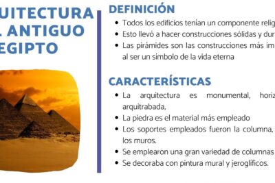 definicion y caracteristicas de la arquitectura egipcia
