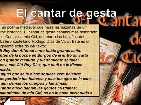 Definición y Ejemplos de Cantares de Gesta Españoles 1 definicion y ejemplos de cantares de gesta espanoles