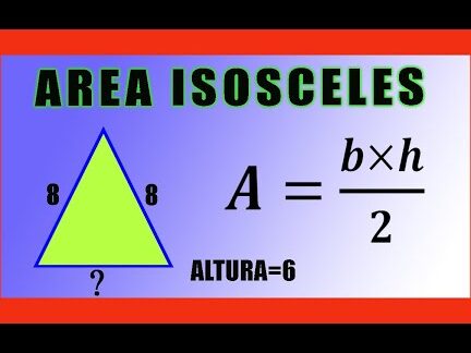 Descubre cómo calcular el área de un triángulo isósceles rápidamente 1 descubre como calcular el area de un triangulo isosceles rapidamente