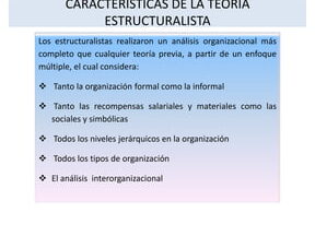 estructuralismo caracteristicas y enfoque analitico