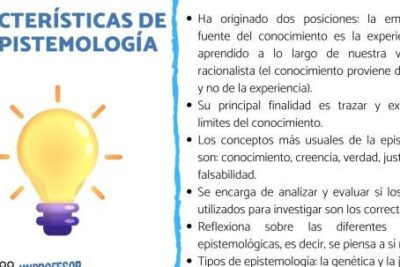 explorando las caracteristicas de la epistemologia