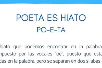 poeta diptongo hiato o triptongo descubrelo aqui