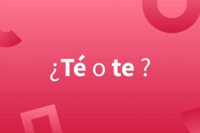 te sin tilde por que esta palabra es una excepcion