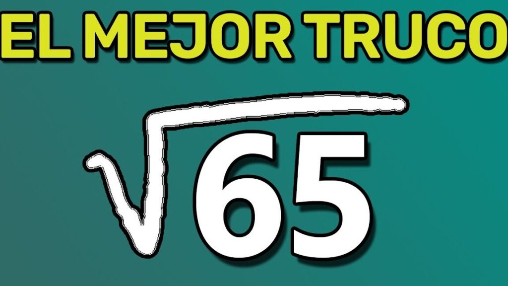 Trucos para encontrar la raíz cuadrada en un abrir y cerrar de ojos 1 trucos para encontrar la raiz cuadrada en un abrir y cerrar de ojos